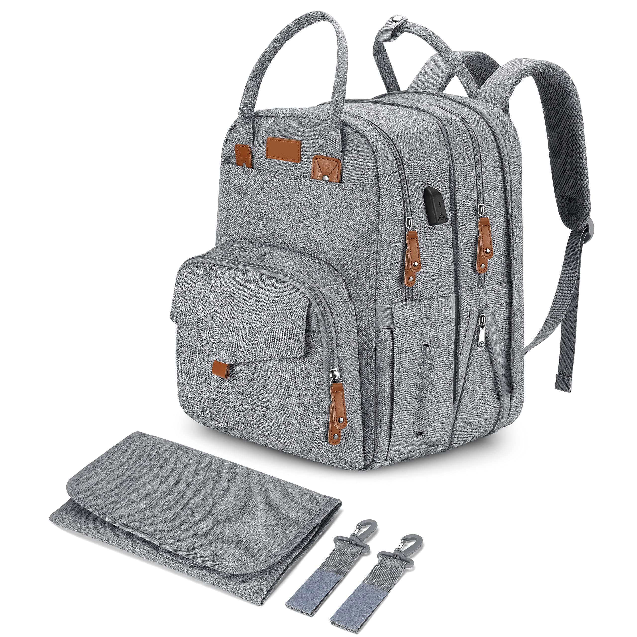 Expandable Oxford Diaper Backpack for supplier