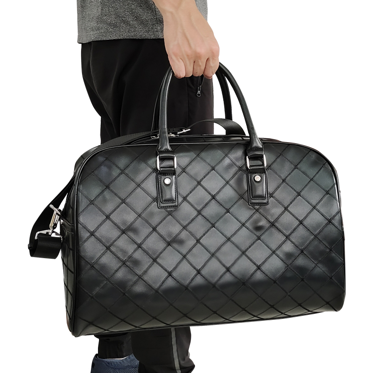  Luxury Glossy PU Duffel Bag for supplier